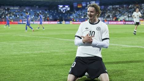 Nick Woltemade traf vor der Pause doppelt