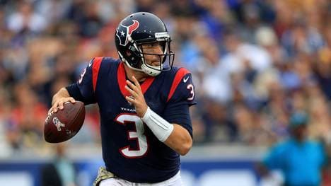 Texans-Quarterback Tom Savage hat mit der Defense der Ravens keine leichte Aufgabe