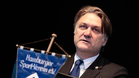 HSV-Boss Dietmar Beiersdorfer musste erneut rote Zahlen verkünden