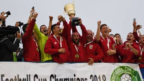 Die Karpatenukraine setzte sich im Elfmeterschießen durch