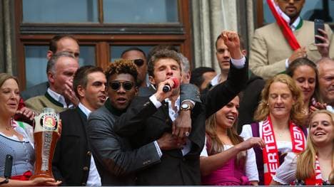 FC Bayern Muenchen Celebrate Winning The Bundesliga