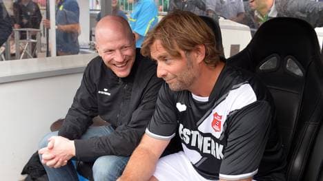 Jürgen Klopp (r.) lobte Matthias Sammer