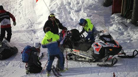 Mikaela Shiffrin ist vor dem Start im schwedischen Are schwer gestürzt
