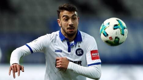Burak Camoglu hat mit dem Karlsruher SC den Aufstieg im Blick 