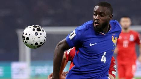 Upamecano im Dress der französischen Auswahl