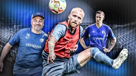 Philipp Hofmann (M.) hat viel vor mit dem VfL Bochum