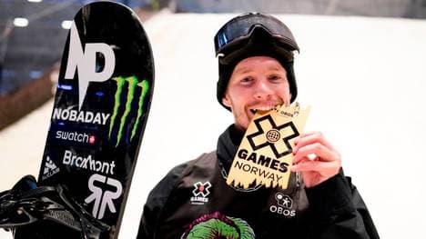 Max Parrot freute sich über die Goldmedaille bei den X-Games
