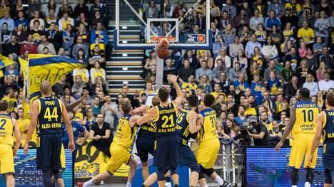 Bester Werfer bei Alba Berlin ist Spencer Butterfield (M.)