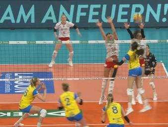 Der SSC Palmberg Schwerin und der SC Potsdam treffen nach 2021 erneut imPokalfinale aufeinander. Zunächst haben die Brandenburgerinnen die Nase vorn, doch Schwerin schlägt spektakulär zurück.