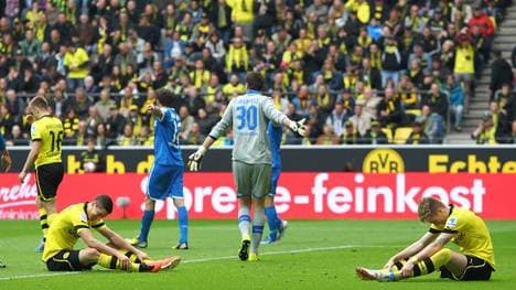 Dortmund verlor im Mai 2013 gegen Hoffenheim