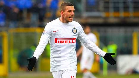 Lukas Podolski spielt aktuell auf Leihbasis bei Inter Mailand