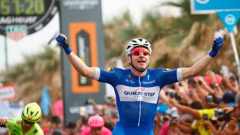Elia Viviani gewann seine dritte Giro-Etappe