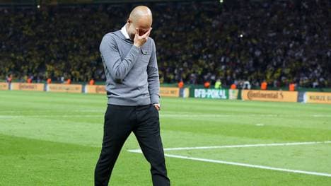 Pep Guardiola wurde nach dem Pokalsieg emotional