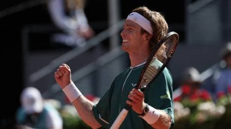 Andrej Rublev feiert seinen fünften Masters-Finaleinzug