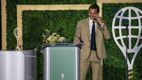 Große Emotionen: Roger Federer