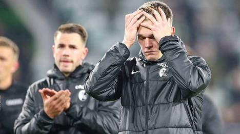 Matthias Ginter war nach dem 0:6 des SC Freiburg beim VfL Wolfsburg bitter enttäuscht