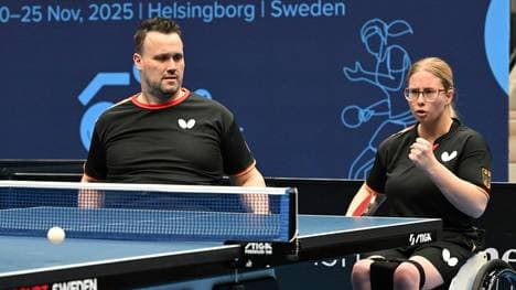 Mikolaschek und Brüchle (l.) holten zusammen Gold