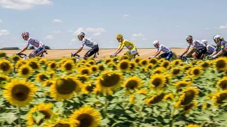 Ruhetag? Die Tour de France ist auch am Montag am Start