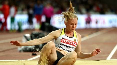 Auch Dreispringerin Neele Eckhardt soll in London von einem Infekt heimgesucht worden sein  