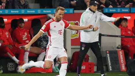 Harry Kane war in Leverkusen kaum im Spiel.