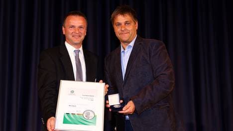 Oliver Ruhnert (rechts) wird neuer Geschwäftsführer bei Union Berlin