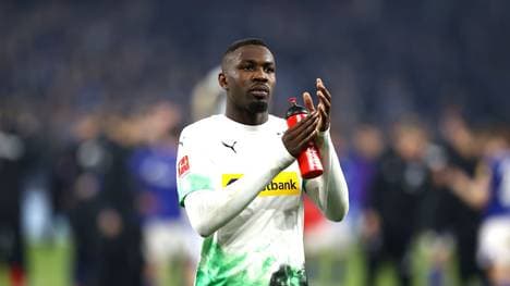 Sein Einsatz für Borussia Mönchengladbach steht auf der Kippe: Marcus Thuram