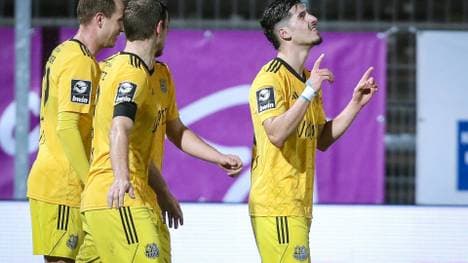 FCS-Matchwinner Amine Naifi bejubelt sein zweites Tor