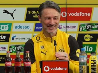 Niko Kovac wird von einem Reporter auf das Handball-EM-Halbfinale angesprochen. Daraus entsteht eine kuriose PK-Situation. 