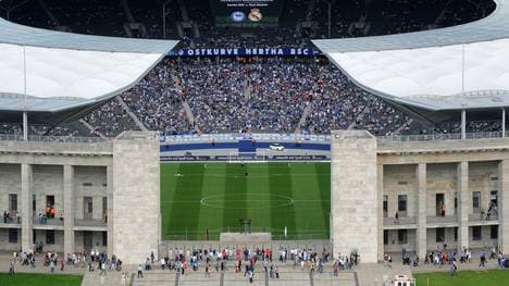 Exterior view of Berlin's Olympic stadiu