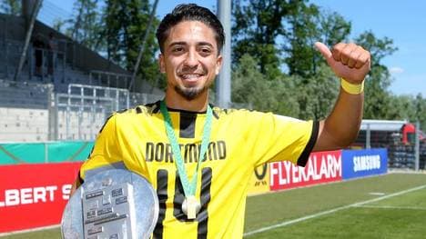 Immanuel Pherai wurde mit dem BVB sowohl in der B- als auch in der A-Jugend Deutscher Meister