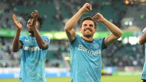 Jonas Hofmann hat mit Bayer Leverkusen in dieser Saison viel zu feiern