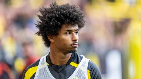 Karim Adeyemi saß gegen Wolfsburg 90 Minuten auf der Bank