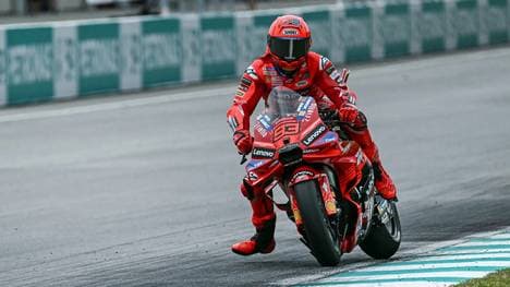 Jetzt ein Roter: Marc Márquez