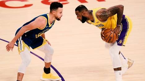 LeBron James und Stephen Curry treffen aufeinander
