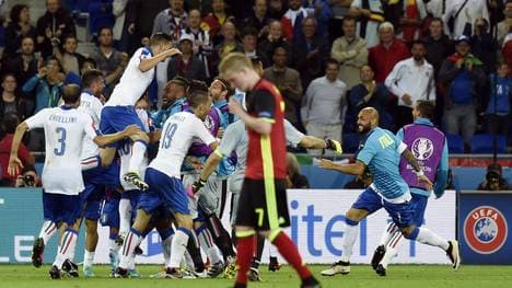 Italien gewinnt gegen Belgien