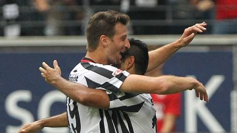 David Abraham (l.) ist der Abwehrchef von Eintracht Frankfurt