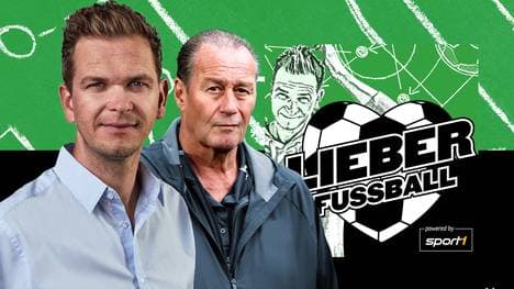Tobias Holtkamp hat in der 1. Folge von "Lieber Fußball" Huub Stevens zu Gast