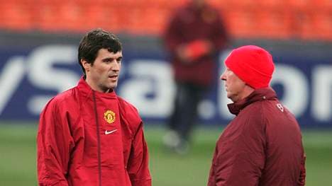 Alex Ferguson und Roy Keane im März 2005