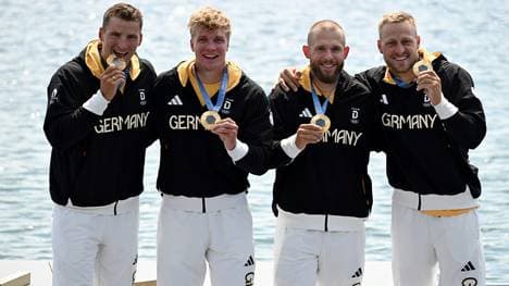 In Paris holte der Kajak-Vierer Gold