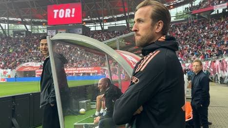 Harry Kane erlebte das irre Bayern-Finale am Spielfeldrand