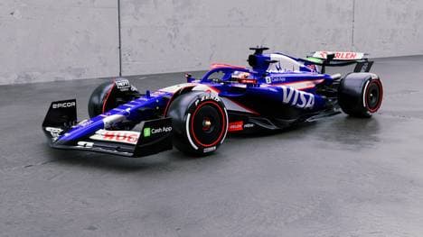 Das Visa Cash App RB Team hat sein neues Auto vorgestellt