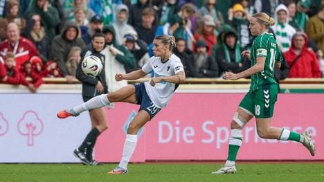 Treffsicher: TSG-Stürmerin Selina Cerci in Bremen