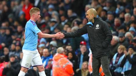 Kevin De Bruyne gewann mit Manchester City gegen West Ham United 