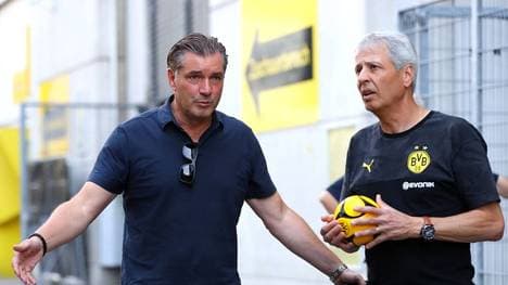 Michael Zorc, Lucien Favre und der BVB müsste vorerst wieder komplett ohne Fans auskommen