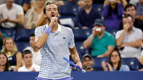 Daniil Medvedev verlor auch bei den US Open wieder einmal die Fassung