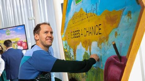 Sebastian Vettel engagiert sich für den Erhalt von Bienen