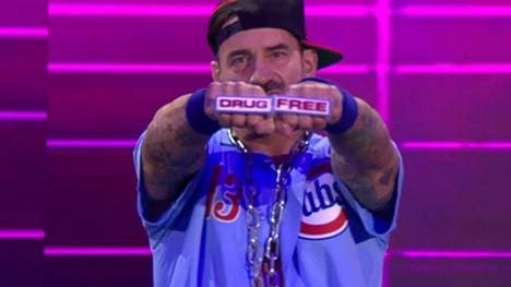 CM Punk bei seinem Auftritt bei SmackDown am Freitag