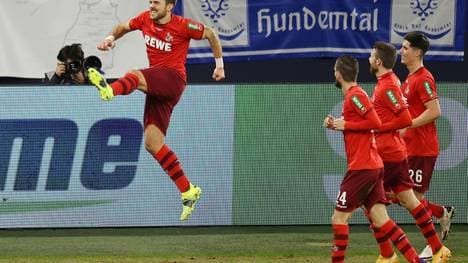 Czichos (l.) erzielte den Kölner Führungstreffer