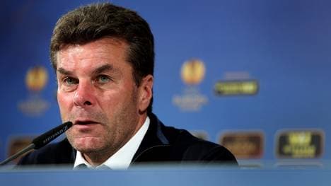 Dieter Hecking hat das Hinspiel mit dem VfL Wolfsburg mit 3:1 gewonnen