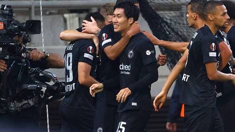 Daichi Kamada erzielte den 1:1-Ausgleich für Eintracht Frankfurt